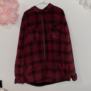 Voyager Flannel jacket with Sherpa Lined Warm Soft size 2xl